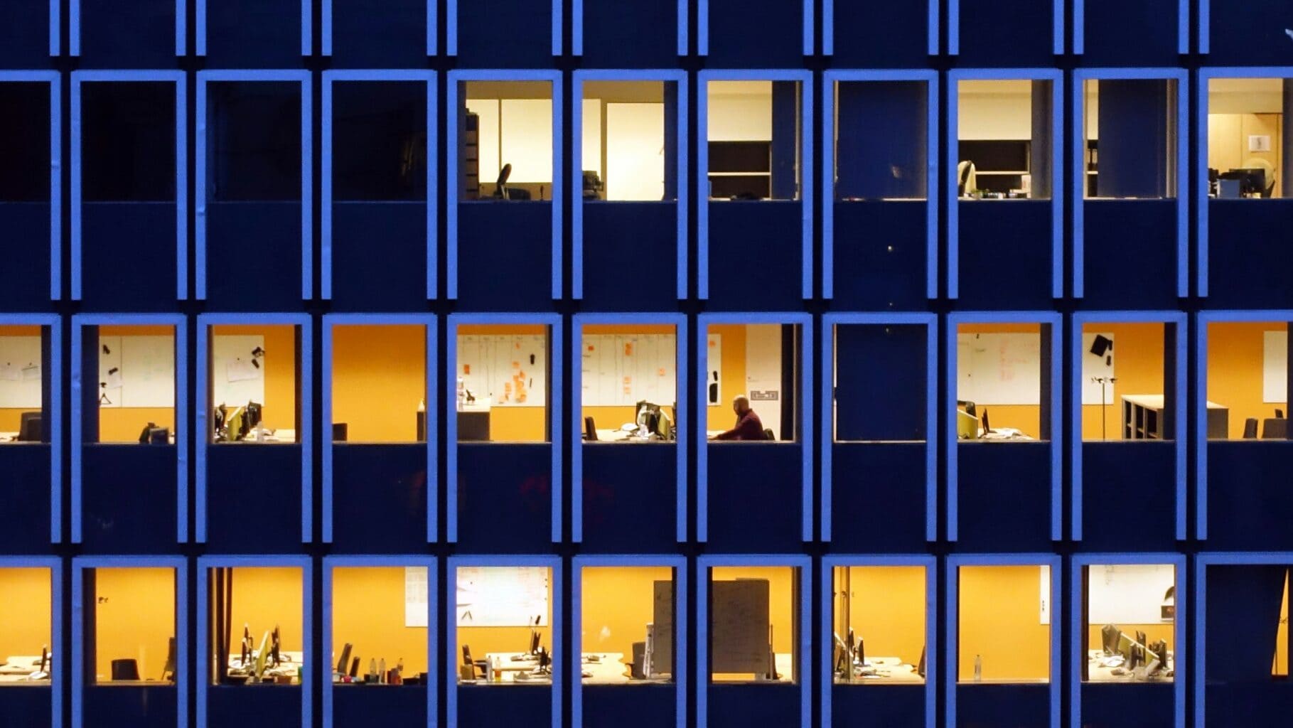 A side-on look at a high-rise building