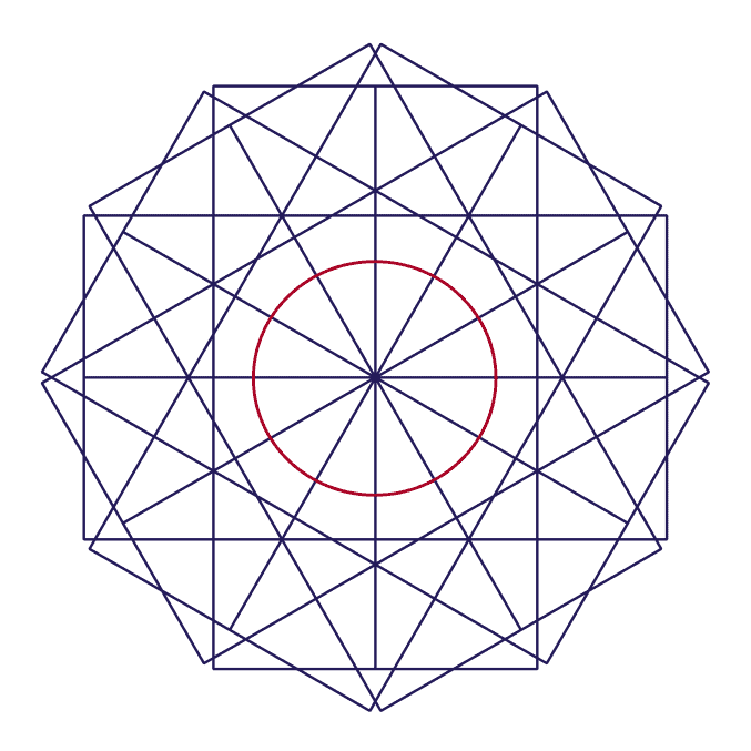 Abstract wireframe illustration representing global family office services