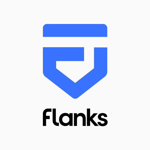 Flanks company logo, open banking and data aggregation platform for family offices and wealth managers